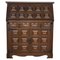 Spanish Fall-Front Secretary Desk in Carved Walnut, Spain, 1950s, Image 1