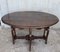 18th Century Carved Oak Oval Table 2