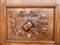 Antique French Carved Oak Vitrine Cabinet 14