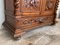 Antique French Carved Oak Vitrine Cabinet 15
