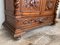 Antique French Carved Oak Vitrine Cabinet, Image 15