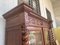 Mueble francés antiguo de vitrina de roble tallado, Imagen 6