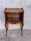 19th Century French Wooden Bedside Table with Open Shelf, Set of 2 3