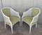 Hollywood Regency Faux Bamboo Chairs, Set of 2 5
