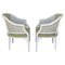 Hollywood Regency Faux Bamboo Chairs, Set of 2 1