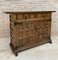 19th Catalan Spanish Baroque Carved Walnut Buffet, Image 4