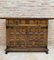 19th Catalan Spanish Baroque Carved Walnut Buffet, Image 2