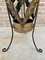 Mid-Century Umbrella Stand in Gilt Iron and Brass, Image 12