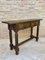 Early 20th Century Carved Walnut Spanish Console Table 5