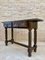 Early 20th Century Carved Walnut Spanish Console Table, Image 6