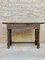 Early 20th Century Carved Walnut Spanish Console Table, Image 10