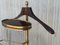 Italian Hollywood Regency Brass and Wood Valet Stand, 1970s 8