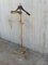 Italian Hollywood Regency Brass and Wood Valet Stand, 1970s 3