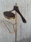 Italian Hollywood Regency Brass and Wood Valet Stand, 1970s 4