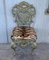 Chaises d'Appoint Style Louis XV en Bronze, France, Set de 2 3