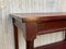 Two-Tier Red Leather Top End Table 10