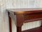 Two-Tier Red Leather Top End Table, Image 10