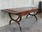 Victorian Library Writing Table with Brown Leather Top, Image 8