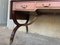 Victorian Library Writing Table with Brown Leather Top, Image 14