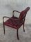 Vintage Chesterfield Hardwood Red Leather Dining Chairs, Set of 10 7
