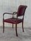 Vintage Chesterfield Hardwood Red Leather Dining Chairs, Set of 10 6