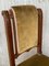 Carved Dining Room Chairs with Velvet Seat, Set of 4 7