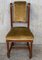 Carved Dining Room Chairs with Velvet Seat, Set of 4 3