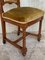 Carved Dining Room Chairs with Velvet Seat, Set of 4 9