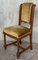 Carved Dining Room Chairs with Velvet Seat, Set of 4 4