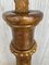 Lámpara de pie italiana de madera dorada y espejo, siglo XX, Imagen 5
