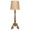 20th Century Italian Giltwood and Mirrored Floor Lamp 1