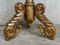 Lámpara de pie italiana de madera dorada y espejo, siglo XX, Imagen 9