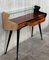 Mid-Century Console Table with High Glass Shelves 6