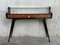 Mid-Century Console Table with High Glass Shelves, Image 2