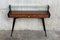 Mid-Century Console Table with High Glass Shelves 3
