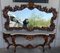 Spanish 20th Century Baroque Style Carved Walnut and Marble Console Table 13