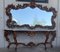 Spanish 20th Century Baroque Style Carved Walnut and Marble Console Table 9