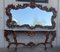 Spanish 20th Century Baroque Style Carved Walnut and Marble Console Table, Image 9