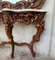 Spanish 20th Century Baroque Style Carved Walnut and Marble Console Table 5