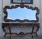 Spanish 20th Century Baroque Style Carved Walnut and Marble Console Table, Image 8