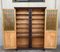 19th Century Spanish Walnut Cabinet with Stained Glass Doors 2