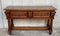 20th Marquetry Spanish Chestnut Console Table 2