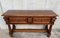 20th Marquetry Spanish Chestnut Console Table 4