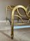 French Mid-Century Gold Brass and Bronze Twin Size Headboards, Set of 2 9