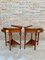 Empire Style Mahogany Wood Nightstands, 1930s, Set of 2, Image 5