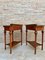 Empire Style Mahogany Wood Nightstands, 1930s, Set of 2 7