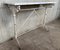 Metal Console Table with White Marble Top, France, 1930s 4