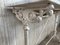 Metal Console Table with White Marble Top, France, 1930s 6