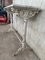 Metal Console Table with White Marble Top, France, 1930s 5
