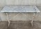 Metal Console Table with White Marble Top, France, 1930s, Image 2